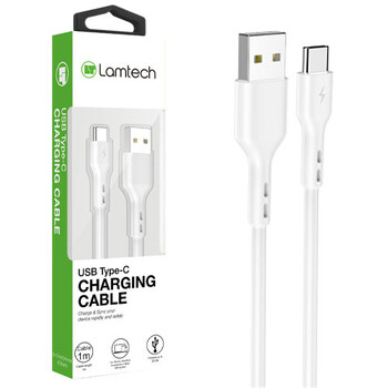 LAMTECH DATACABLE TYPE C 1m WHITE