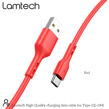LAMTECH DATACABLE TYPE C 1m RED