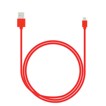 LAMTECH DATACABLE MICRO USB 1m RED