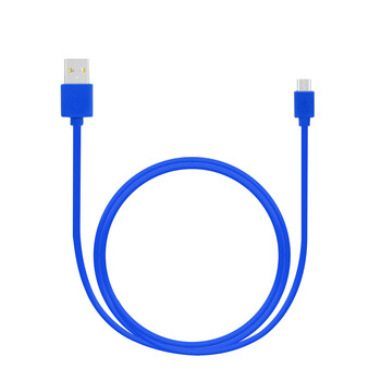 LAMTECH DATACABLE MICRO USB 1m BLUE