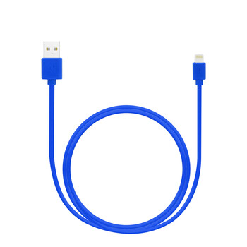LAMTECH CHARGING CABLE iPhone 5/6/7 1m BLUE