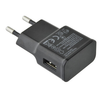LAMTECH WALL CHARGER 2.1A WITH LIGHTNING CABLE 1M BLACK