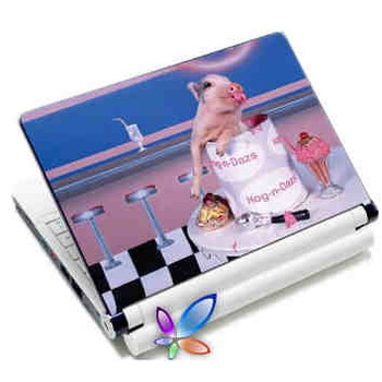 LAMTECH 9.2"-12.4" LAPTOP SKIN PINK PIG