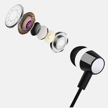 LAMTECH HANDSFREE WITH MIC 3,5MM JACK BLACK