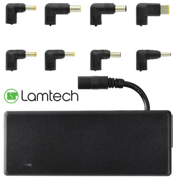 LAMTECH UNIVERSAL NOTEBOOK ADAPTER 90W 19V-20V 8 TIPS
