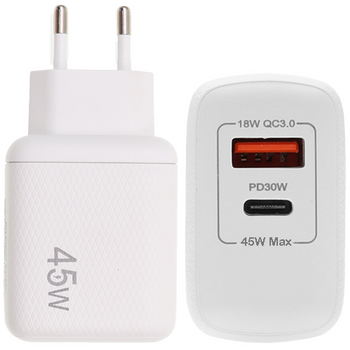 LAMTECH CHARGER USB QC3.0/TYPE-C 45W