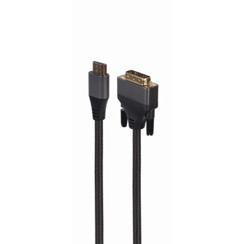 CABLEXPERT HDMI TO DVI CABLE PREMIUM SERIES 4K 1,8M RETAIL PACK