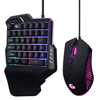 GEMBIRD 2-IN-1 BACKLIGHT USB GAMING DESKTOP KIT "IVAR TWIN"
