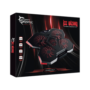 WHITE SHARK COOLING PAD ICE WIZARD 4 FANS