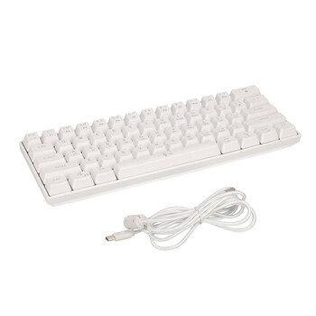 LGP RGB MECHANICAL GAMING KEYBOARD BLUE SWITCH WHITE WITH TYPE-C PORT "PLUTO"