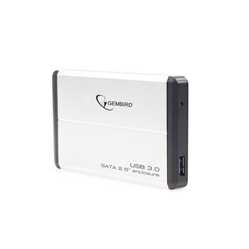 GEMBIRD USB 3.0 2.5"" ENCLOSURE SILVER