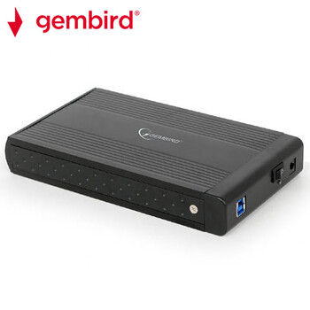 GEMBIRD EXTERNAL USB 3.0 3.5"" ENCLOSURE BLACK