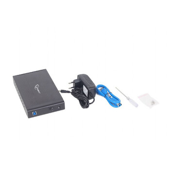 GEMBIRD EXTERNAL USB 3.0 3.5"" ENCLOSURE BLACK