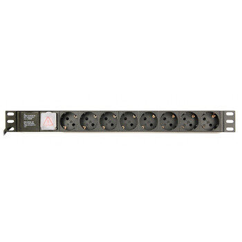 ENERGENIE PDU 8 SCHUKO SOCKETS 1U 16A C14 PLUG 3M