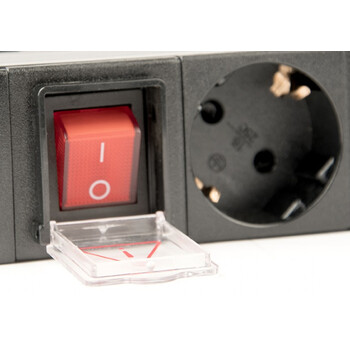 ENERGENIE PDU 8 SCHUKO SOCKETS 1U 16A C14 PLUG 3M
