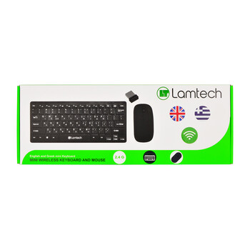 LAMTECH MINI WIRELESS 2,4G KEYBOARD AND MOUSE GR LAYOUT