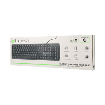 LAMTECH CLASSIC KEYBOARD USB BLACK