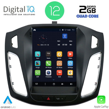 DIQ BX 2855_CPA TESLA STYLE for FORD FOCUS mod. 2011-2017