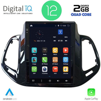 DIQ BX 2878_CPA TESLA STYLE for JEEP COMPASS mod. 2017-2020