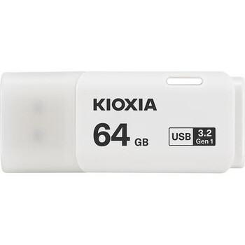 KIOXIA USB 3.0 FLASH STICK 64GB HAYABUSA WHITE U301