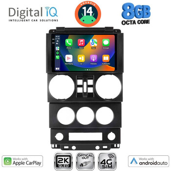 DIGITAL IQ BXK 20294_CPAA (9inc) MULTIMEDIA TABLET for JEEP WRANGLER  mod. 2006-2011