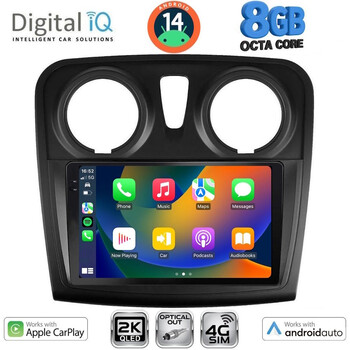 DIGITAL IQ BXK 20108_CPAA (9inc) MULTIMEDIA TABLET for DACIA LOGAN – SANDERO mod. 2012-2019