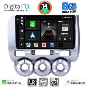 DIGITAL IQ BXK 20210_CPAA A/C (9inc) MULTIMEDIA TABLET for HONDA JAZZ mod. 2002-2008