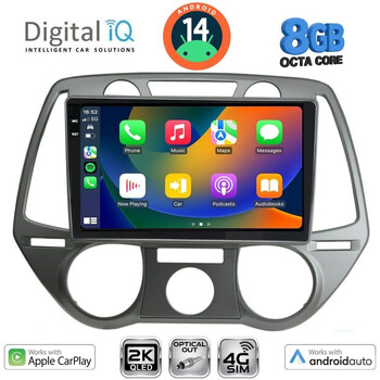DIGITAL IQ BXK 20228_CPAA A/C (9inc) MULTIMEDIA TABLET for HYUNDAI i20 mod. 2008-2012