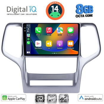 DIGITAL IQ BXK 20282_CPAA (9inc) MULTIMEDIA TABLET for JEEP GRAND CHEROKEE mod. 2011-2014