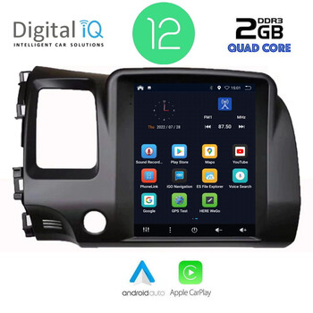 DIQ BX 2988_CPA TESLA STYLE for HONDA CIVIC 4D mod. 2006-2012