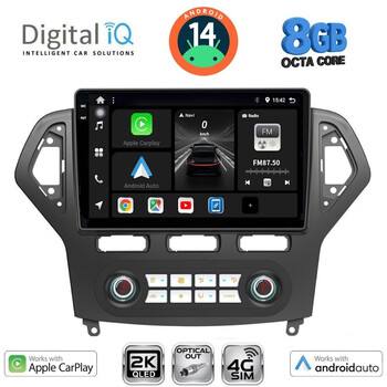 DIGITAL IQ BXK 20162_CPAA CLIMA (10inc) MULTIMEDIA TABLET for FORD MONDEO mod. 2007-2011