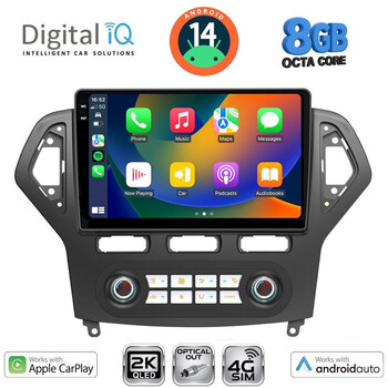 DIGITAL IQ BXK 20162_CPAA CLIMA (10inc) MULTIMEDIA TABLET for FORD MONDEO mod. 2007-2011