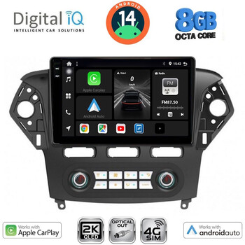 DIGITAL IQ BXK 20163_CPAA CLIMA (10inc) MULTIMEDIA TABLET for FORD MONDEO mod. 2011-2013
