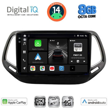DIGITAL IQ BXK 20278_CPAA (10inc) MULTIMEDIA TABLET for JEEP COMPASS mod. 2016-2021