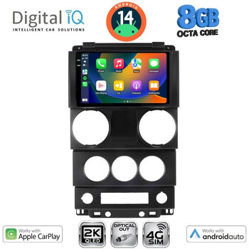 DIGITAL IQ BXK 20292_CPAA (9inc) MULTIMEDIA TABLET for JEEP WRANGLER  mod. 2006-2011