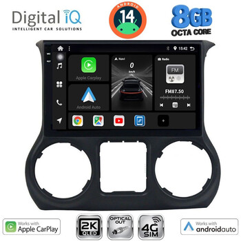 DIGITAL IQ BXK 20295_CPAA (10inc) MULTIMEDIA TABLET for JEEP WRANGLER  mod. 2011-2014
