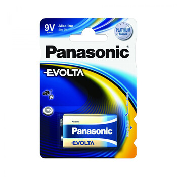 PAN-6LR61EGE . PANASONIC ΑΛΚΑΛΙΚΕΣ 9V EVOLTA 1τμχ