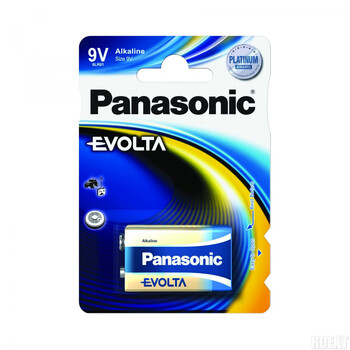 PAN-6LR61EGE . PANASONIC ΑΛΚΑΛΙΚΕΣ 9V EVOLTA 1τμχ