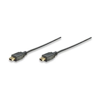 391122 . Manhattan καλώδιο Mini-USB A σε Mini-USB B OTG M/M 1.8m