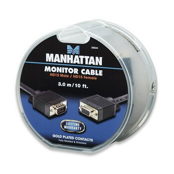 390644 . Manhattan καλώδιο VGA M/F 3m