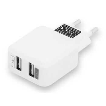 DM-869 . Φορτιστής 2xUSB 1A & 2.1A
