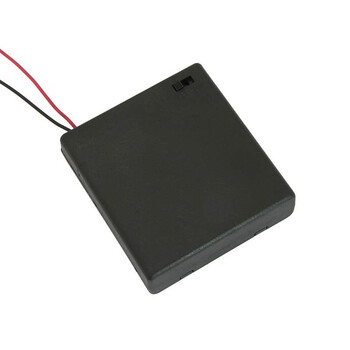 DM-2659 . Μπαταριοθήκη LR6 AAx4 + Κουτί + Διακόπτης