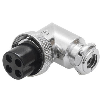 DM-134 . Φις Μικροφώνου CB 4PIN Γ Θηλ.Καλωδίου