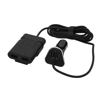 DM-744 . Φορτιστής Αυτοκινήτου 4xUSB 9.6A με IQ Chip