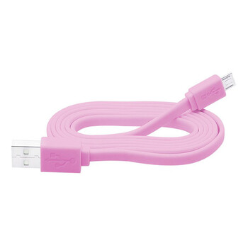 DM-66-065 . Καλώδιο USB A σε microUSB B 1m Ροζ