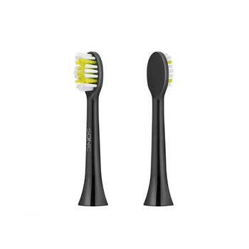 TSA8016 . Ανταλλακτικές κεφαλές TEESA SONIC BLACK Μαλακές 2τμχ
