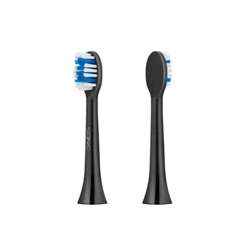 TSA8018 . Ανταλλακτικές κεφαλές TEESA SONIC BLACK Σκληρές 2τμχ