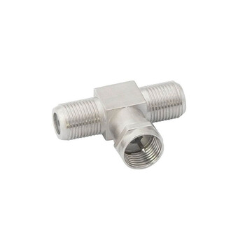 DM-5344 . Βύσμα F Αρσενικό σε 2 F Θηλυκά