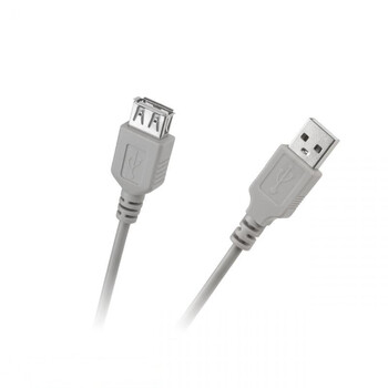 DM-2783-3 . Προέκταση USB A/A M/F 3m Γκρι