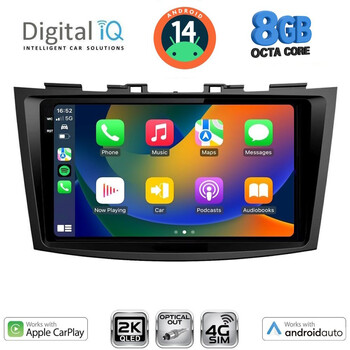 DIGITAL IQ BXK 20685_CPAA (9inc) MULTIMEDIA TABLET for SUZUKI SWIFT mod. 2011-2016